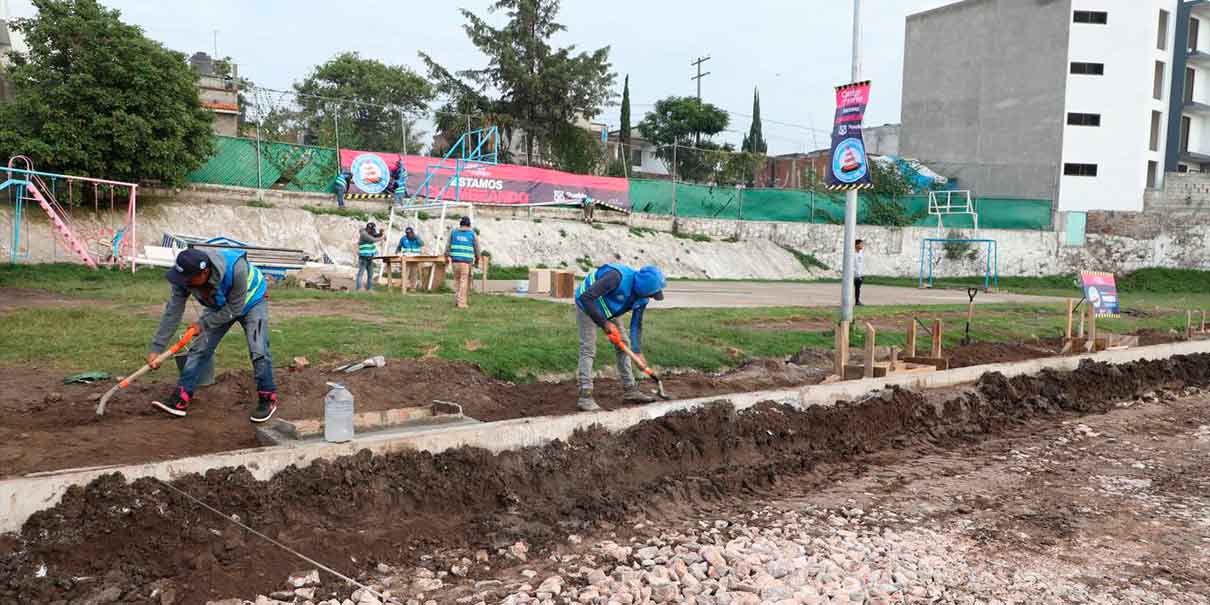 4.6 mdp para la rehabilitación del parque en San Sebastián de Aparicio