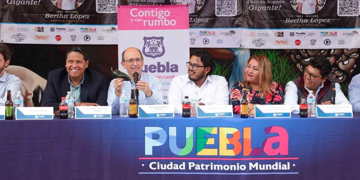 Feria del Cuexcochile en Nogada 2023 en la capital poblana