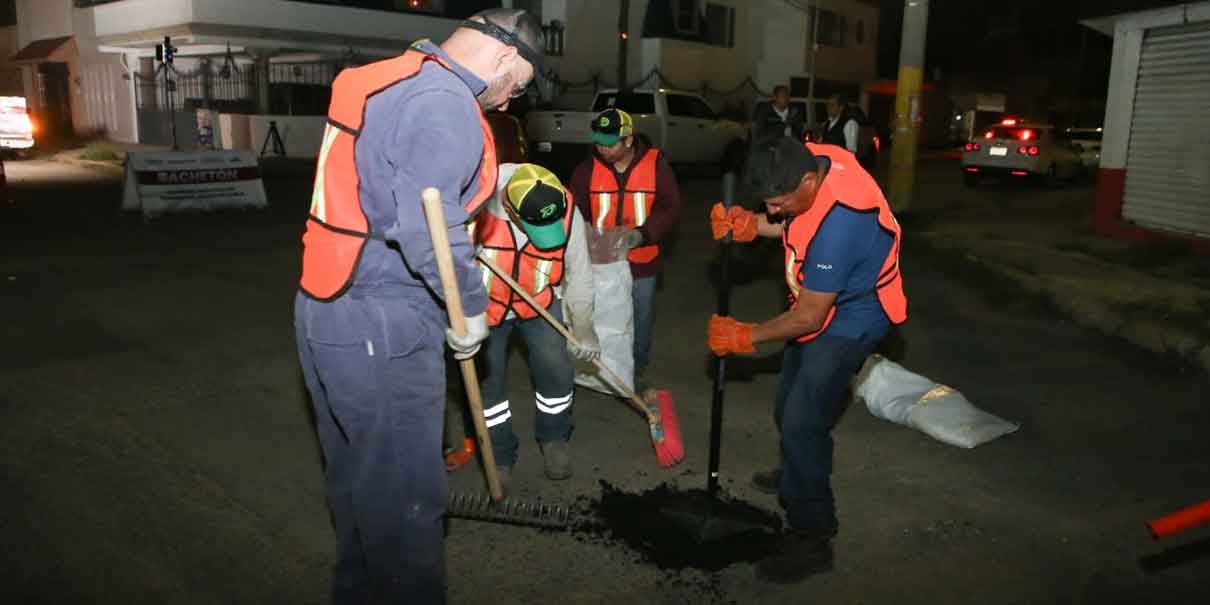 Bachetón trabaja 24 hrs para dignificación de vialidades