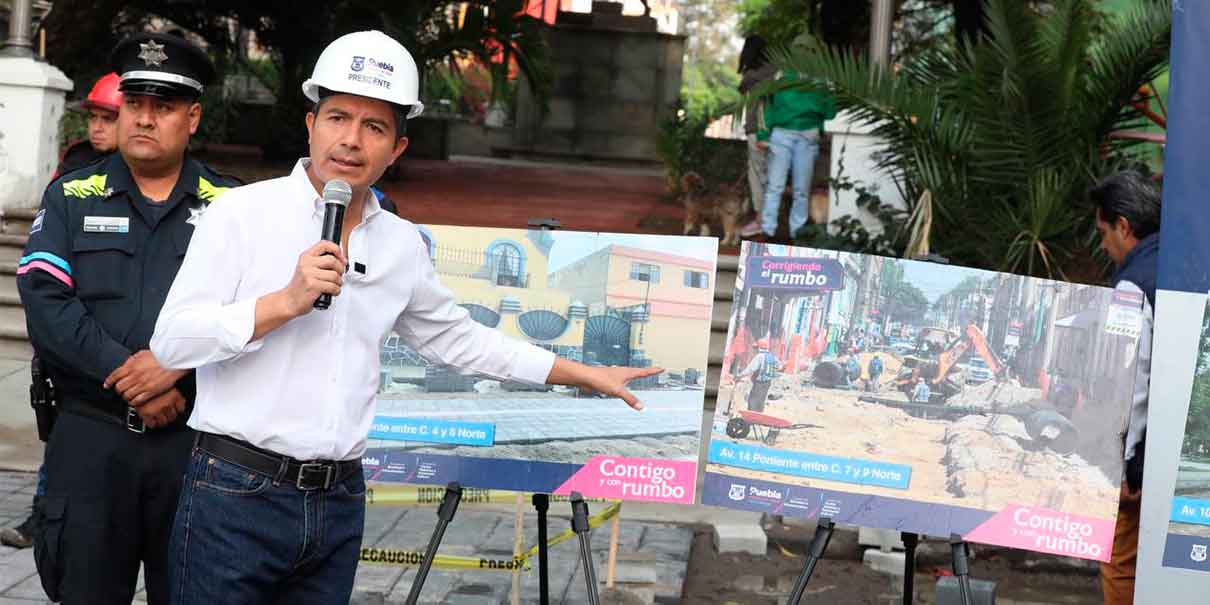 Brigadas municipales protegen el patrimonio de la zona de monumentos de Puebla