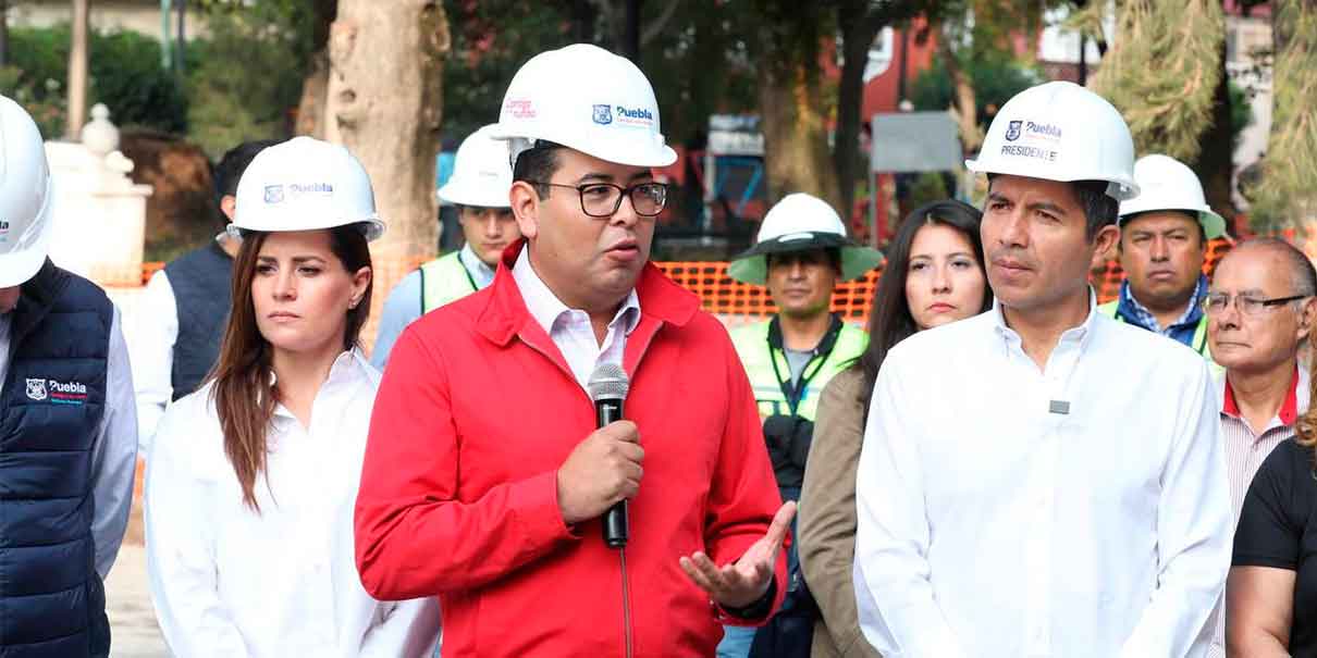 Brigadas municipales protegen el patrimonio de la zona de monumentos de Puebla
