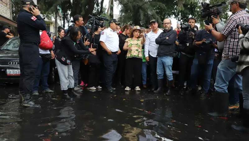 CDMX: lluvias intensas dejan casi 400 viviendas afectadas; Gobierno activa apoyos a damnificados