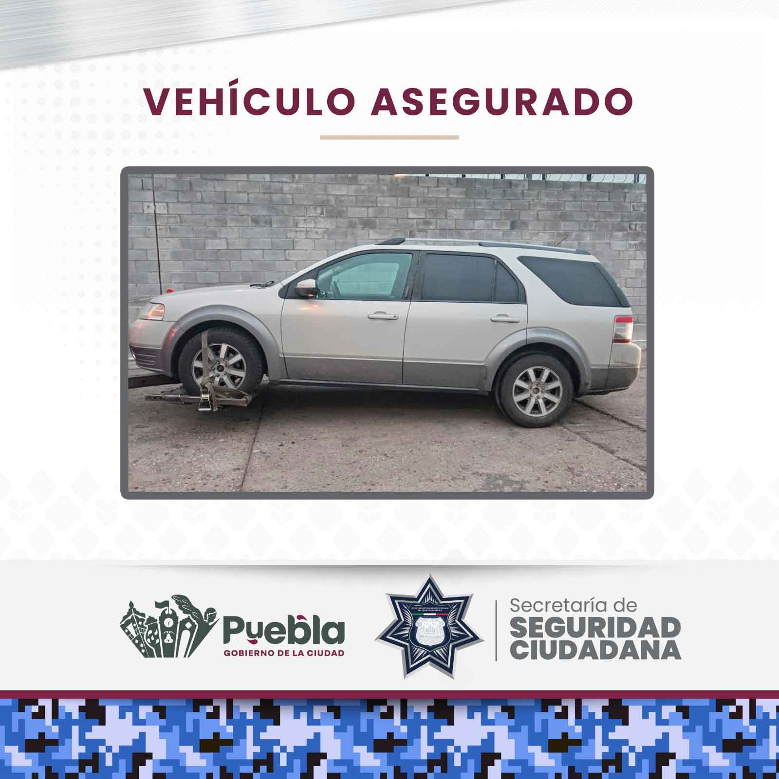 Detienen a 3 ladrones de autopartes en Puebla ligados a robo con violencia