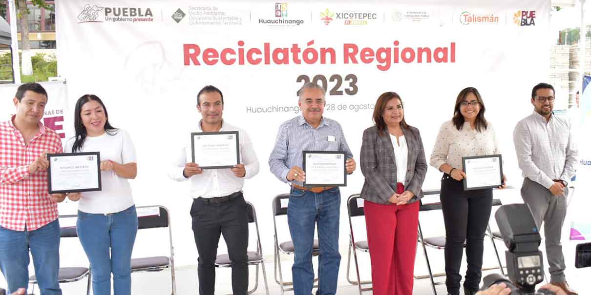 Terminó el Reciclatón Regional en Huauchinango, un impulso a la cultura de reciclaje
