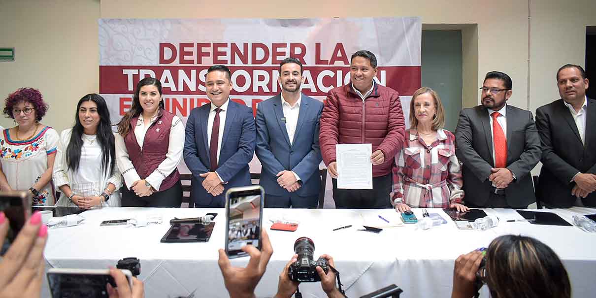 Con manifiesto aspirantes morenistas y petistas se unen para recuperar alcaldía de Puebla