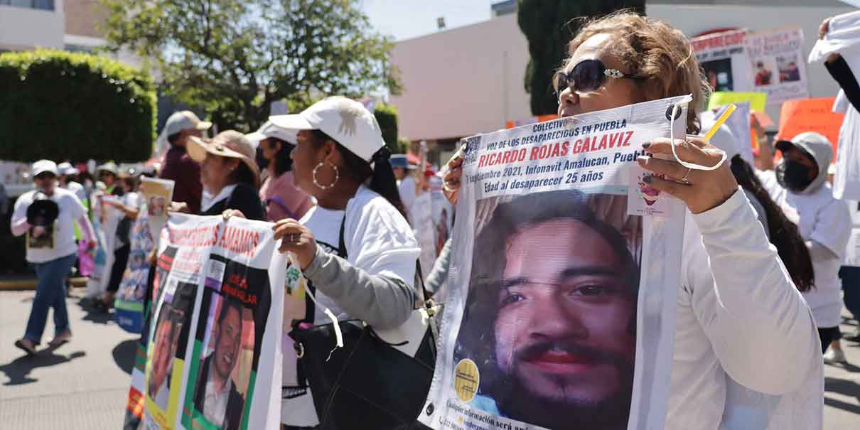 Con marcha, Voz de los Desaparecidos exigen búsqueda de familiares