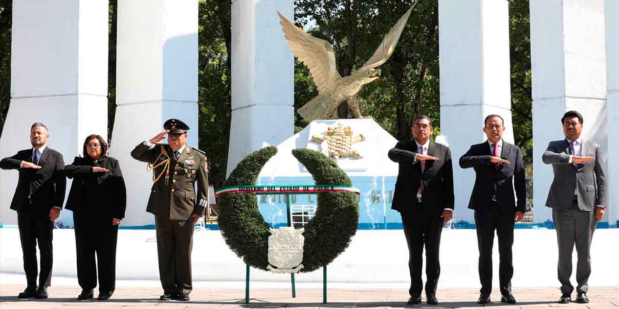Realizan conmemoración del 176 Aniversario de la Gesta de los Niños Héroes de Chapultepec