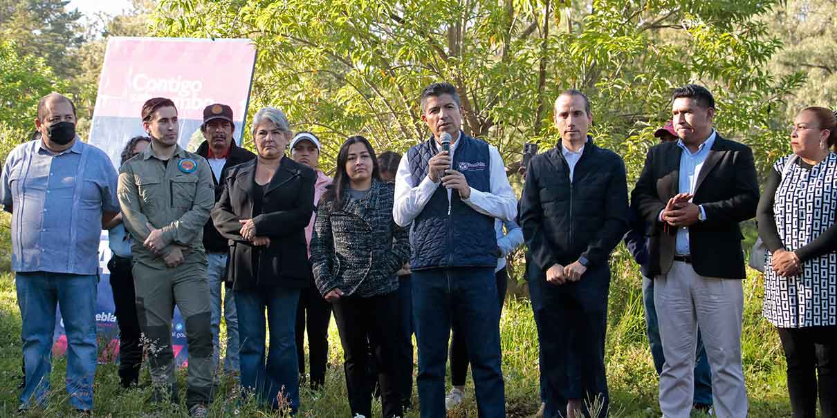 Dan banderazo a la rehabilitación del Parque del Ajolote en Xonacatepec