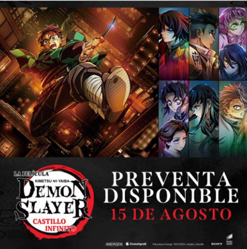 Se alista el estreno de “Demon Slayer: Kimetsu no Yaiba – Castillo Infinito”