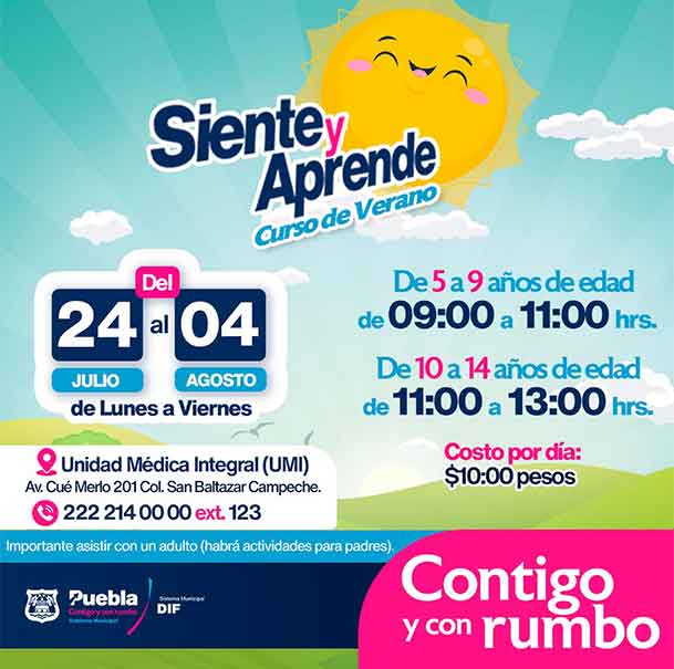 Diviértete en el curso de verano “Siente y Aprende” para padres e hijos