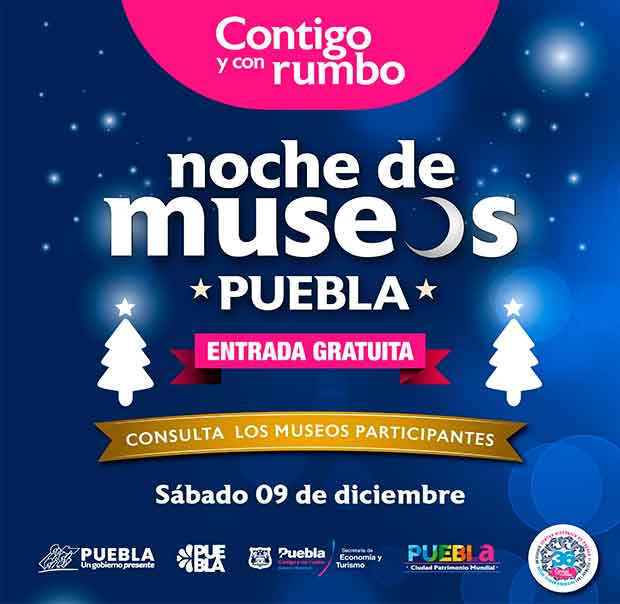 ESTE SÁBADO Noche de Museos en Puebla, Zacatlán y San Pedro Cholula