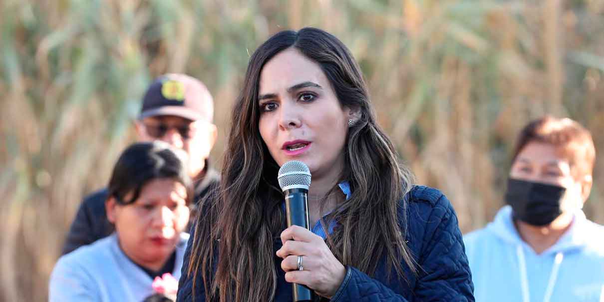Eduardo Rivera entregó en San Isidro Castillotla la nueva red de drenaje sanitario