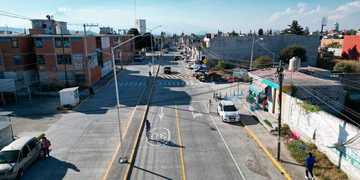Eduardo Rivera entregó la rehabilitación de la calle Rosales en San Ramón