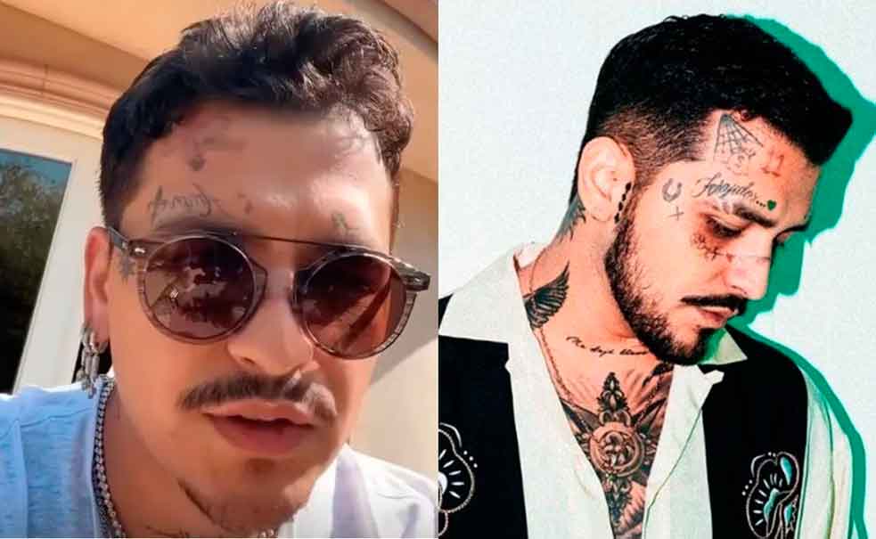 El nuevo aspecto de Christian Nodal: un lienzo casi en blanco tras despedirse de sus tatuajes