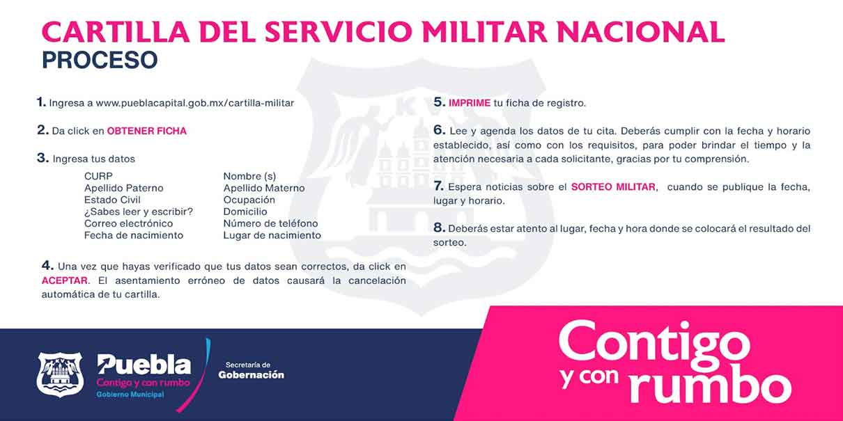 El próximo 15 de octubre, último día para solicitar tu CARTILLA Militar