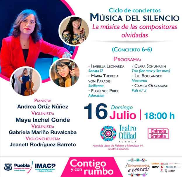 En Puebla capital el buen rumbo del arte y la cultura continúa