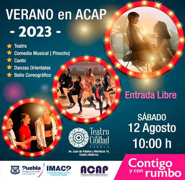 En Puebla capital hay música, danza, exposiciones y talleres todos los fines de semana