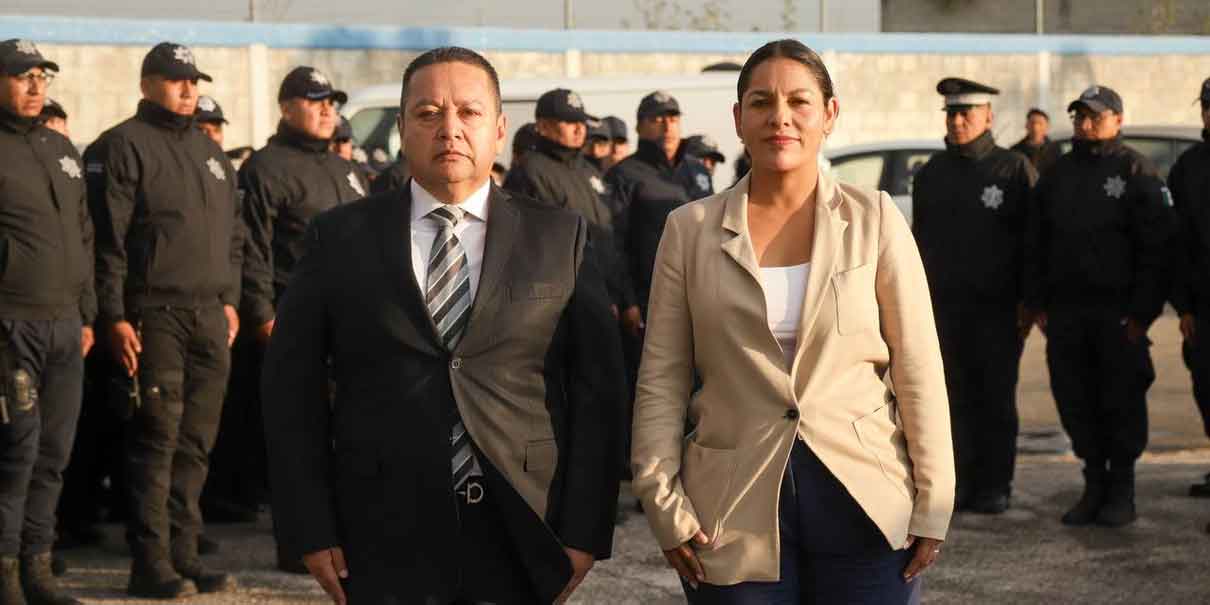 Encabeza Lupita Cuautle pase de lista en Seguridad Pública de San Andrés Cholula