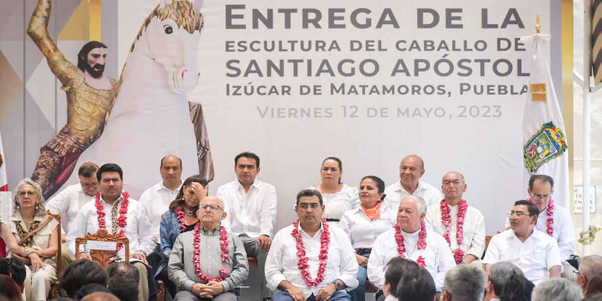 Concluyó INAH la restauración del Caballo de Santiago Apóstol en Izúcar