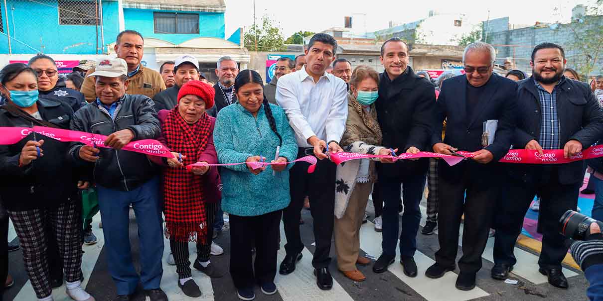 Entregan obras de rehabilitación en la calle 103 A Oriente en Loma Bella