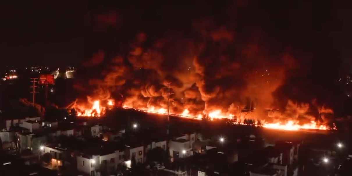 Explosión de pipa en Periférico Ecológico deja un muerto