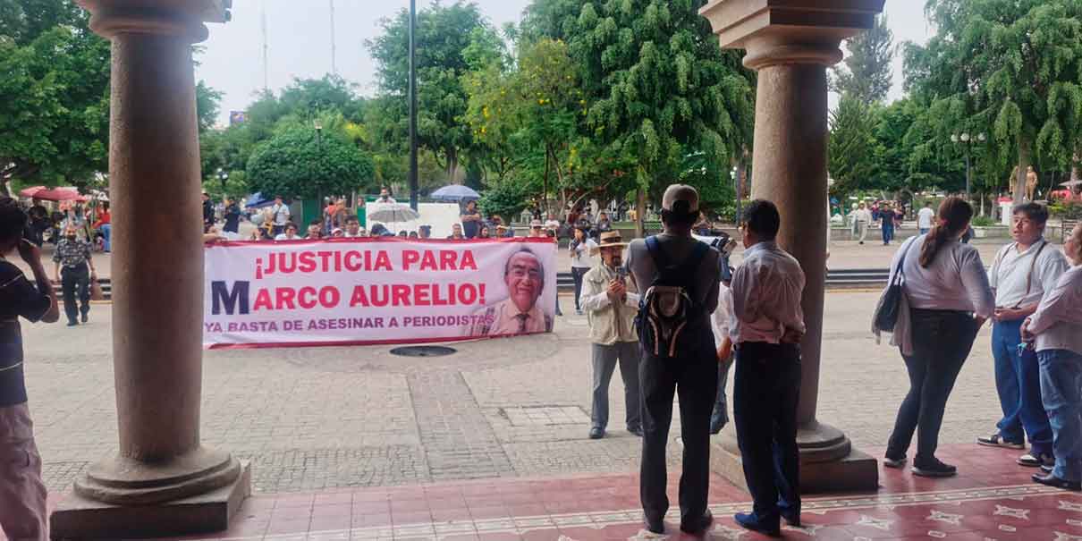 Exigen justicia para el periodista Marco Aurelio asesinado en Tehuacán