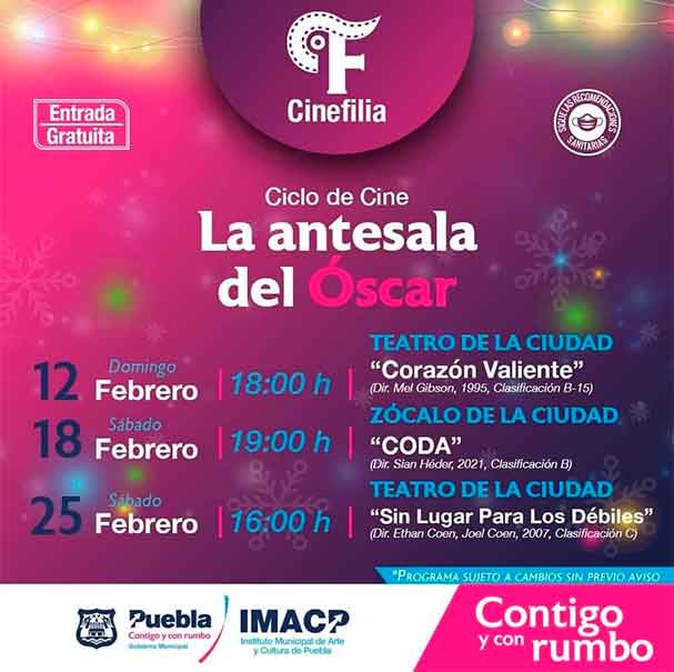 Fin de semana cultural en Puebla capital con talleres, cine, música y danza