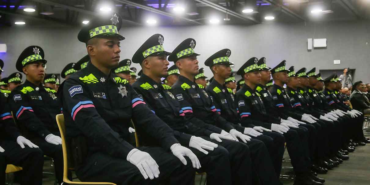 Finaliza 2023 con graduación de 61 cadetes más para la Policía Municipal de Puebla