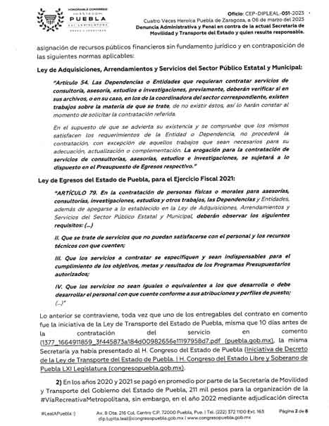 Guadalupe Leal pidió la renuncia de Elsa Bracamonte por al menos 4 delitos cometidos en Movilidad