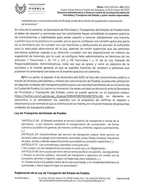 Guadalupe Leal pidió la renuncia de Elsa Bracamonte por al menos 4 delitos cometidos en Movilidad