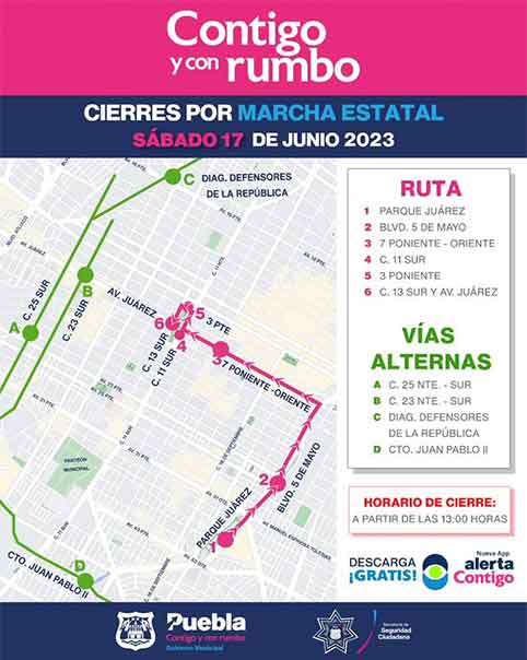 HOY, la Marcha LGBTTTIQ mantendrá cerrado a la circulación el Centro Histórico