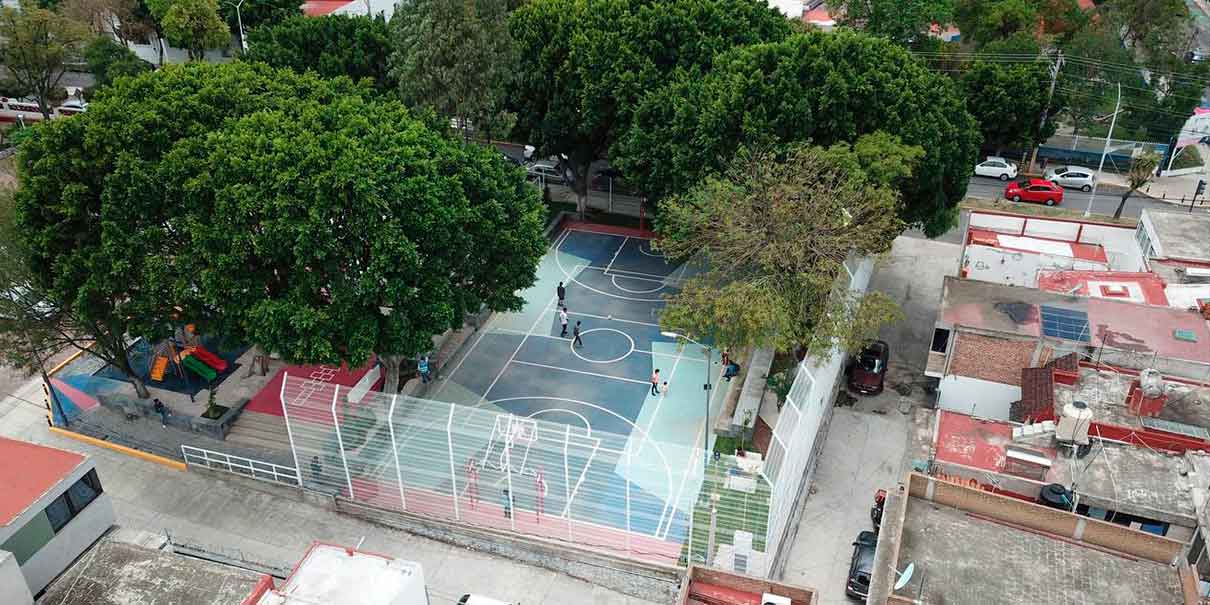 Habitantes de San Baltazar Campeche reciben parque renovado