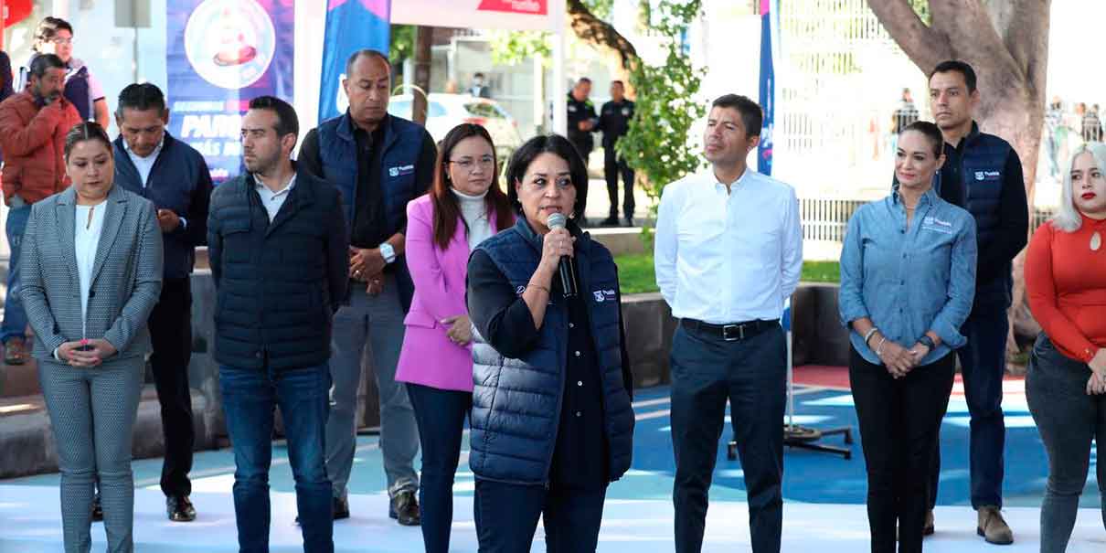 Habitantes de San Baltazar Campeche reciben parque renovado