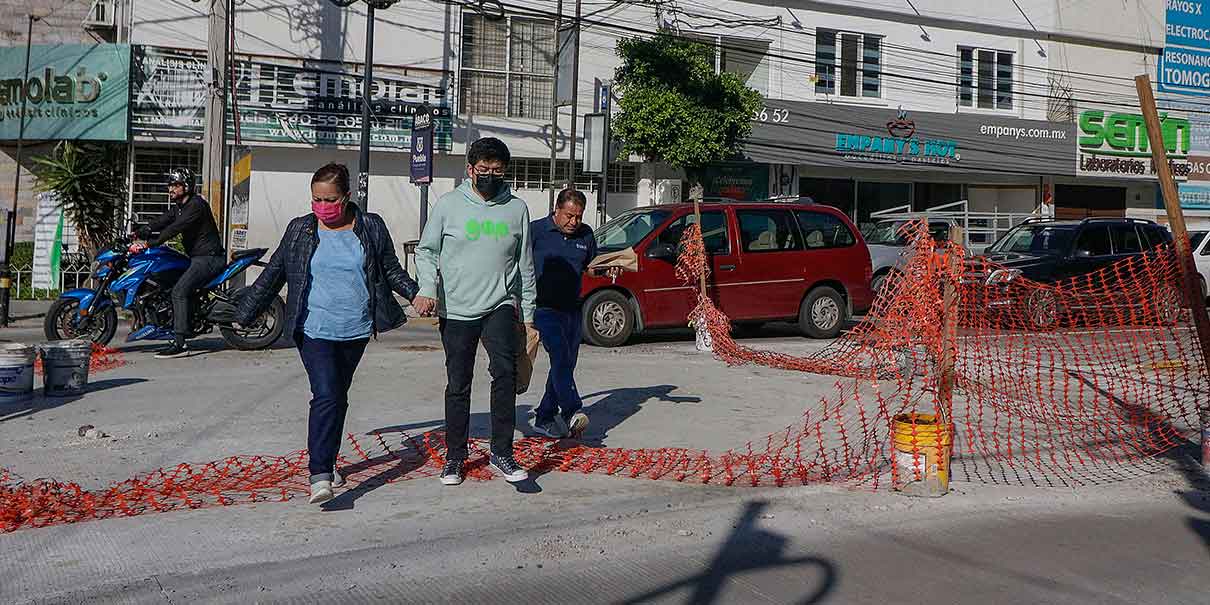 Habrá 9 pasos peatonales más y desmantelarán el puente peatonal de Plaza Dorada