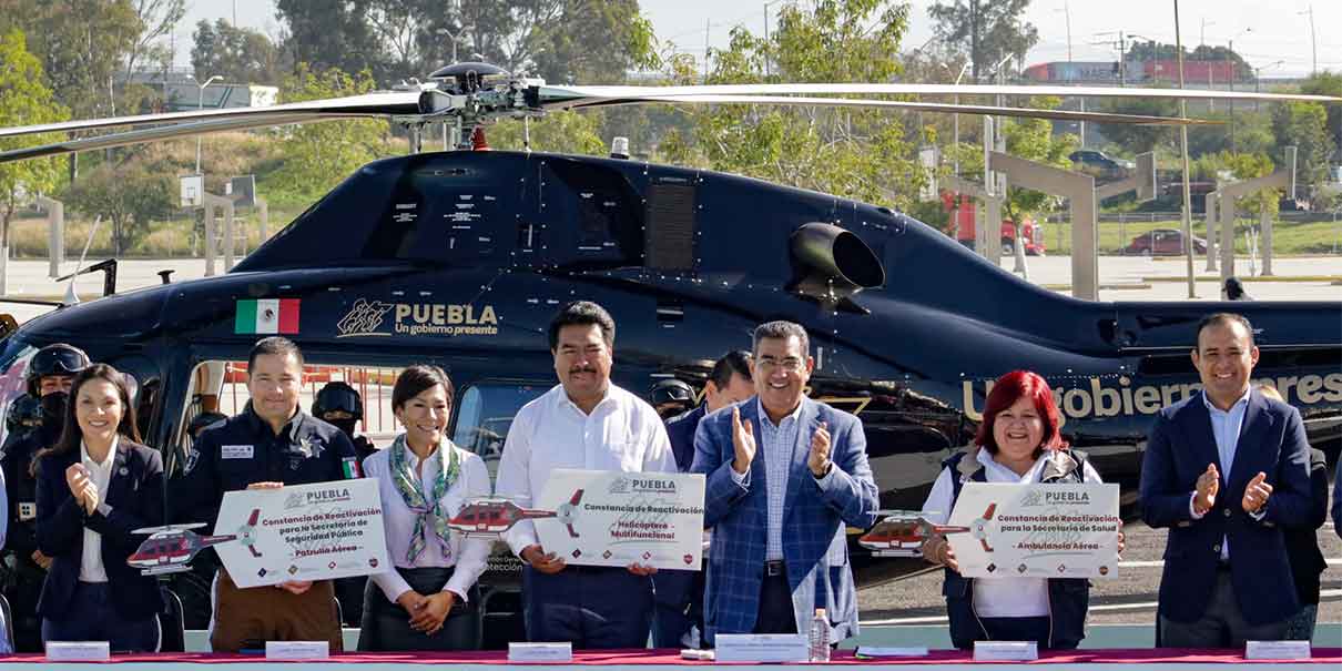 Helicópteros estatales serán utilizados para tareas médicas y de seguridad