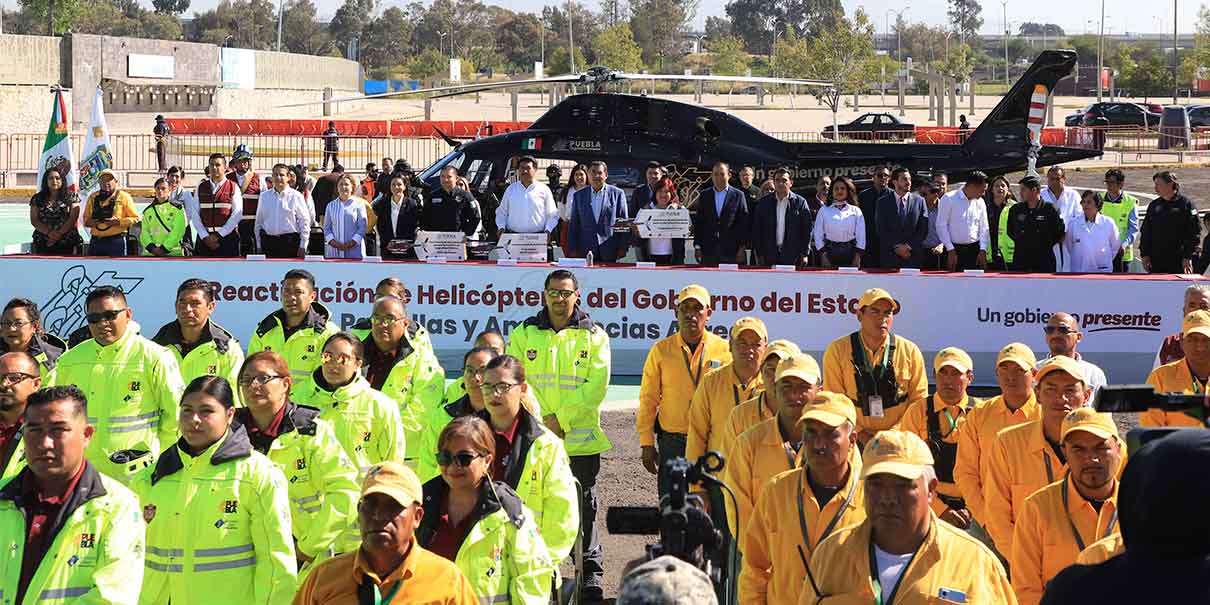 Helicópteros estatales serán utilizados para tareas médicas y de seguridad