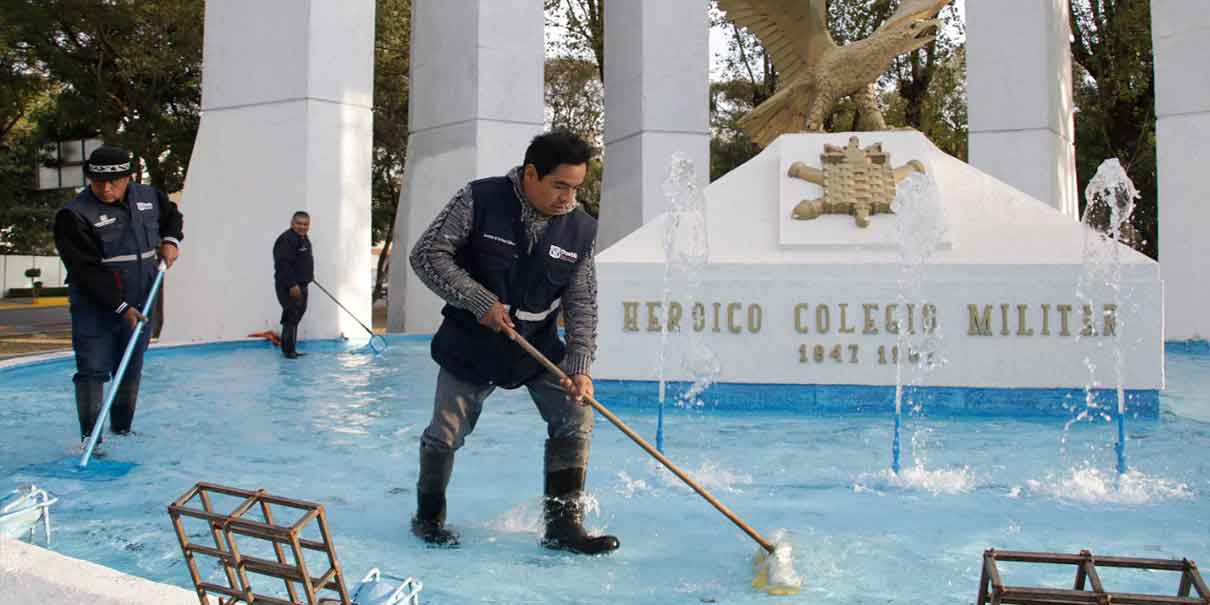Inició jornada de limpieza en más de 2 kilómetros del bulevar 5 de Mayo