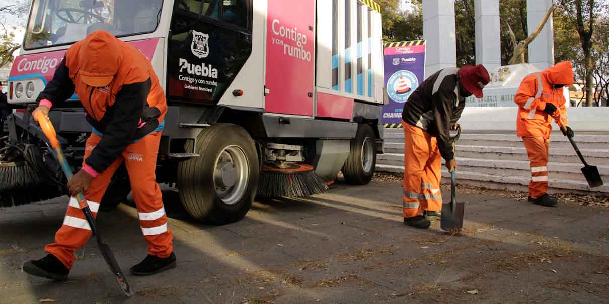 Inició jornada de limpieza en más de 2 kilómetros del bulevar 5 de Mayo