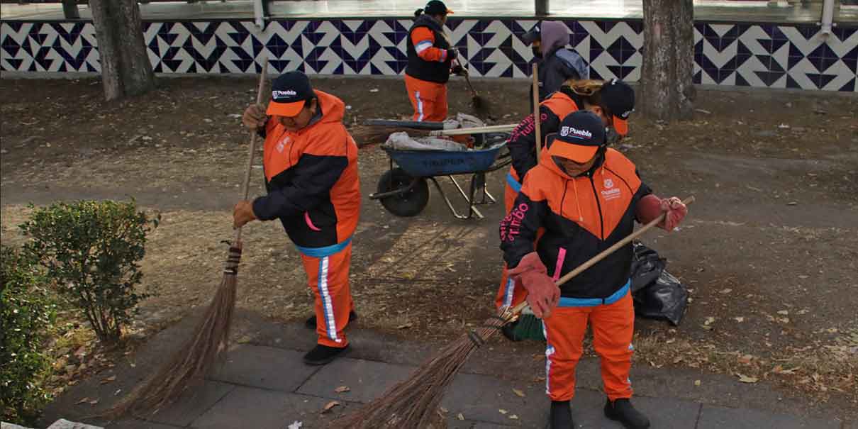 Inició jornada de limpieza en más de 2 kilómetros del bulevar 5 de Mayo