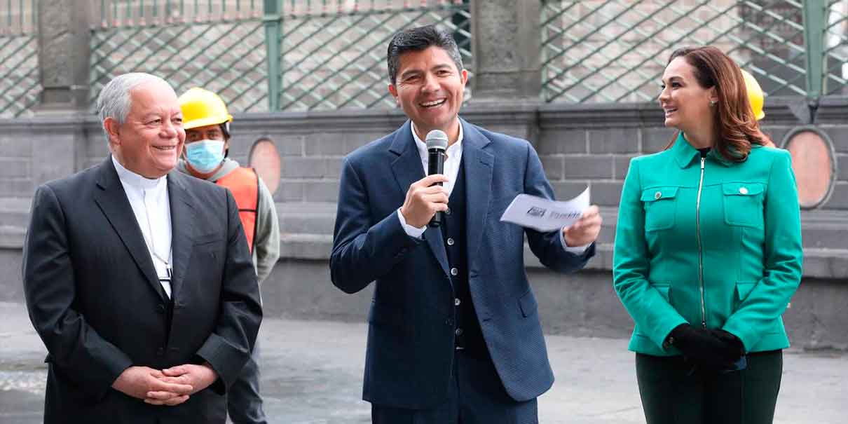 Inicia el mantenimiento de espacios en Catedral poblana; se invierten 4 mdp