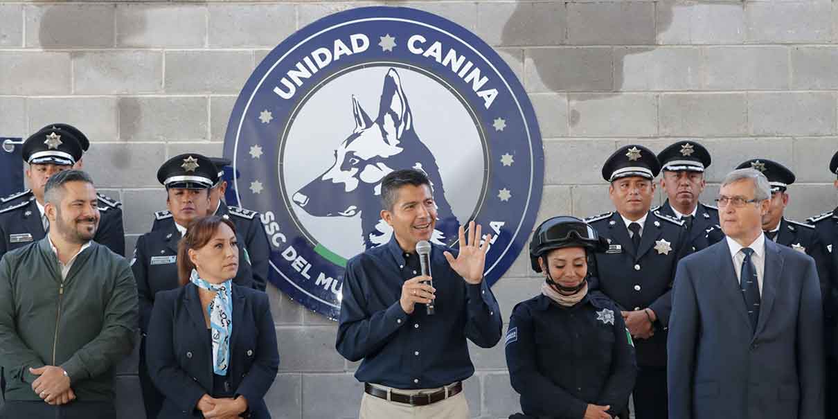 Puebla capital tiene nueva Unidad Canina y Táctica de Reacción