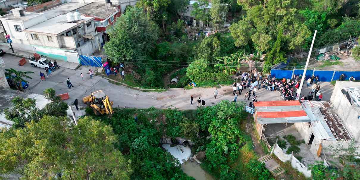 Obra para rehabilitar puente que conectará dos colonias de San Sebastián de Aparicio