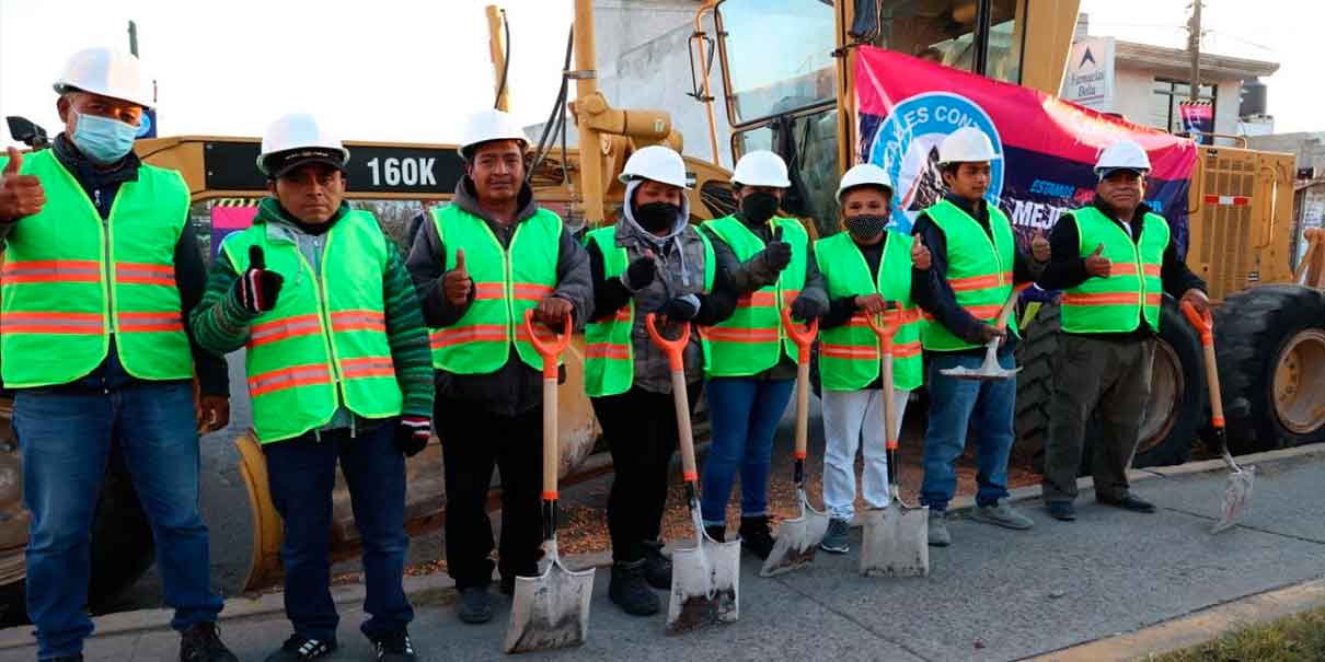 Invertirán 6.8 mdp para rehabilitar calle en Santa Catarina Coatepec