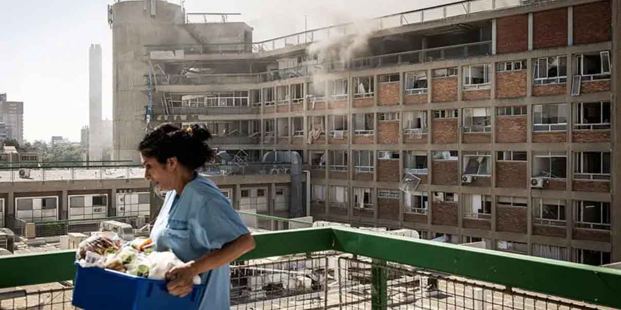Misil iraní impacta hospital en Israel; Tel Aviv responde con bombardeo a reactor nuclear