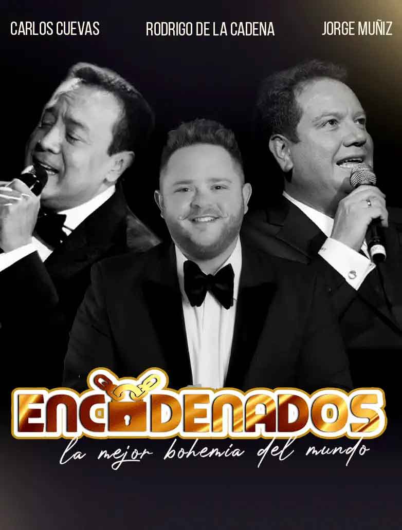 Jorge Muñiz, Cuevas y Rodrigo de la Cadena rinden homenaje al bolero con “Encadenados”