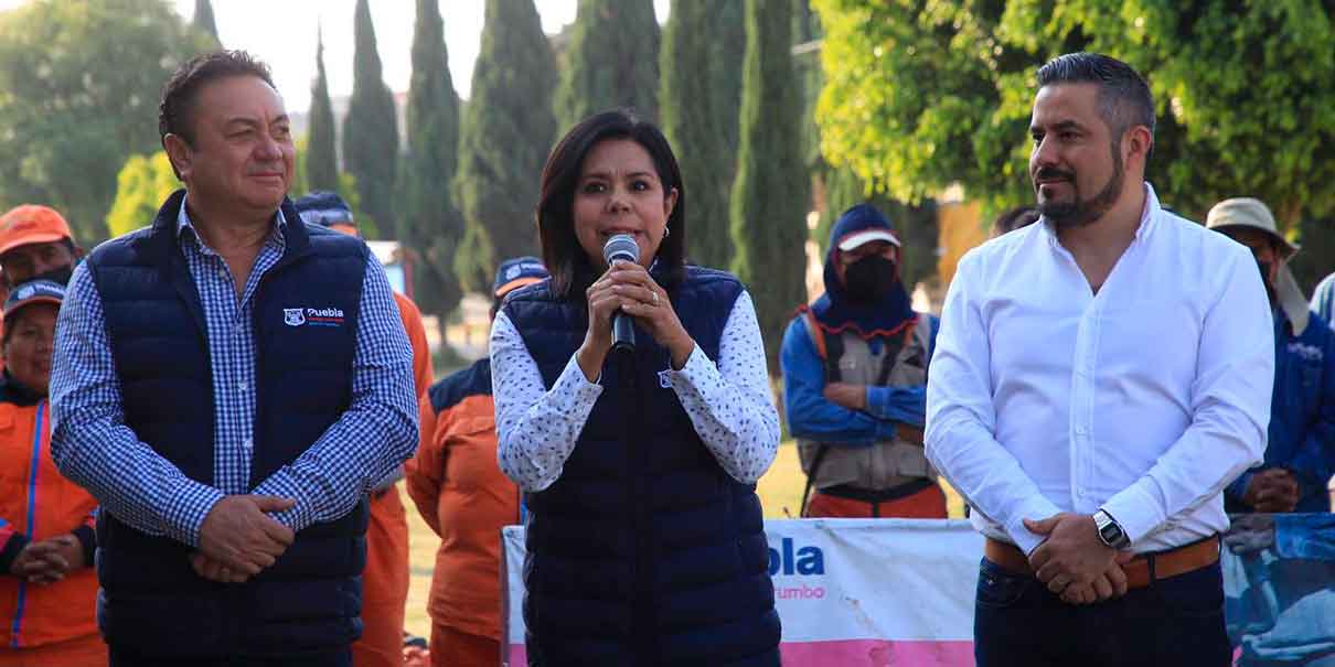 Jornada de limpieza 46 para mejorar imagen urbana en el Sur de la capital poblana