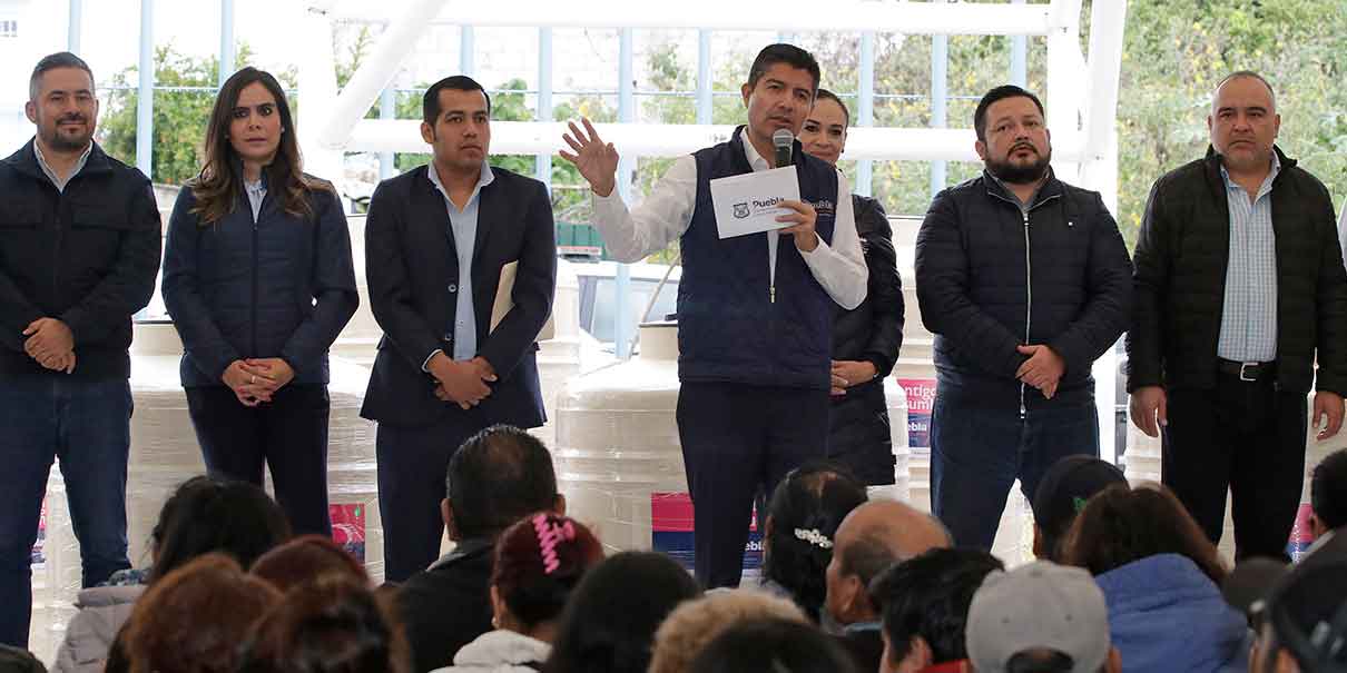 Juntas auxiliares de Puebla reciben apoyos del ayuntamiento