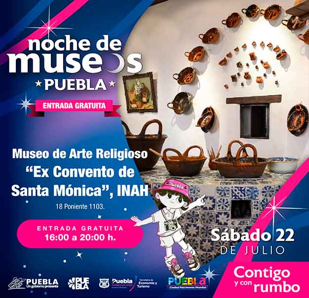 Lánzate este fin de semana a la Noche de Museos en Puebla