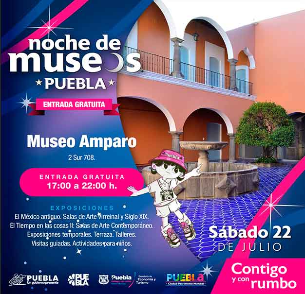 Lánzate este fin de semana a la Noche de Museos en Puebla