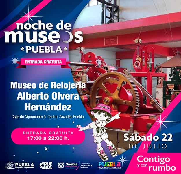 Lánzate este fin de semana a la Noche de Museos en Puebla